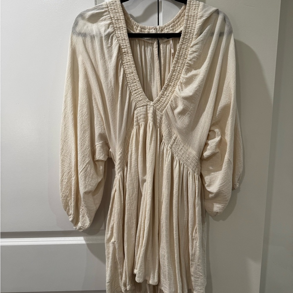 Free People Cream Boho Chic Dress